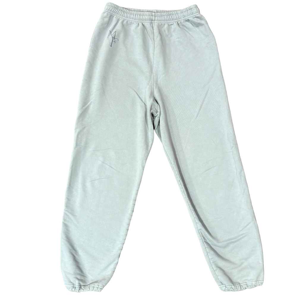 The Essentials Mayfair The Label Blue Gray Logo Sweatpants Large/XLarge